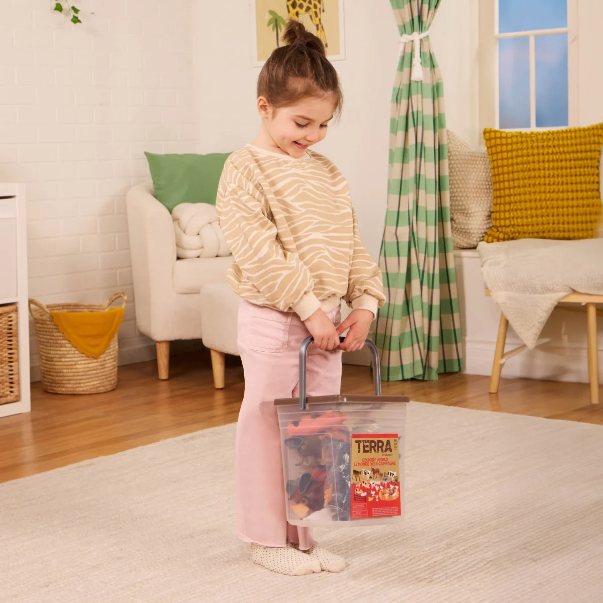 Terra by Battat: Zestaw zwierząt z AKCESORIAMI 60 el. - WIEJSKIE GOSPODARSTWO - obrazek 8