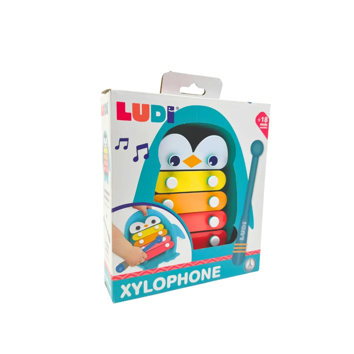 LUDI: Cymbałki łódka-pingwinek z opcją wykorzystania w kąpieli - obrazek 2