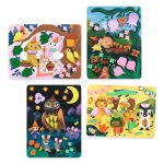 Djeco: zestaw ART Mozaiki dla maluchów - LEŚNE PRZYJĘCIE 3+ - obrazek 2