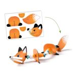 Djeco: zestaw ART nawlekanie - ZWIERZĄTKA 3+ - obrazek 3