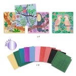 Djeco: Zestaw artystyczny Mozaika PTASZKI 5+ - obrazek 2