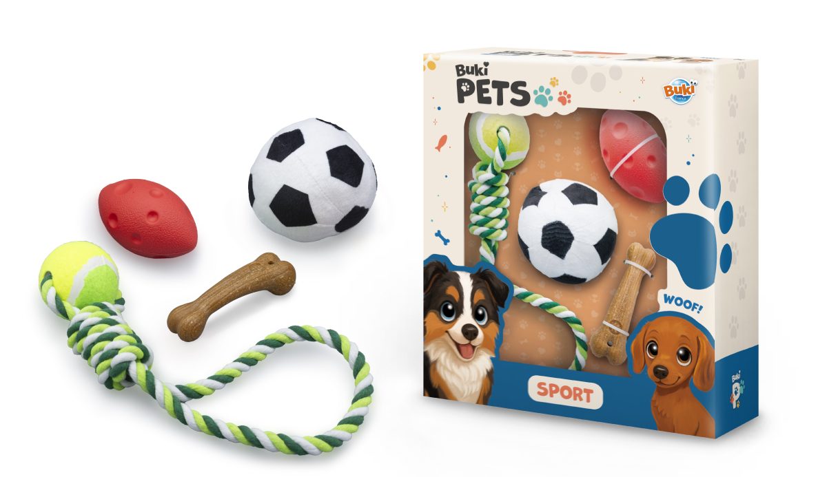 Buki: Zestaw zabawek dla psów - SPORT - obrazek 3