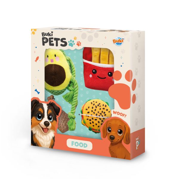 Buki: Zestaw zabawek dla psów - JEDZENIE