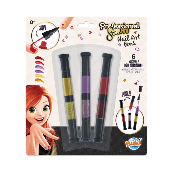 Buki: Mazaki do stylizacji paznokci CLASSIC 8+