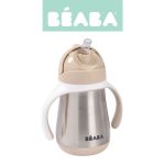 Beaba: Bidon niekapek ze słomką termiczny 250 ml Clay Earth