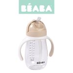 Beaba: Bidon niekapek ze słomką tritanowy 300 ml Clay Earth