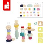 Janod Kamyki do układania drewniane 20 el. Zigolos 2+ - obrazek 5