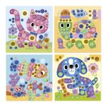 Janod Multizestaw kreatywny - Okrągłe mozaiki My arts & crafts 3+ - obrazek 2