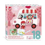 Janod Multizestaw kreatywny Filc i magiczny pisak Kolory My arts & crafts 18m+