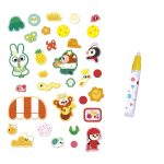 Janod Multizestaw kreatywny Filc i magiczny pisak Kolory My arts & crafts 18m+ - obrazek 5