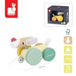 Janod Piesek drewniany do ciągnięcia Zigolos 12m+ - obrazek 5