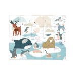 Janod Puzzle sensoryczne dotykowe Kraina polarna 20 el. 2+ - obrazek 2