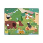 Janod Puzzle sensoryczne dotykowe Las 20 el. 2+ - obrazek 2