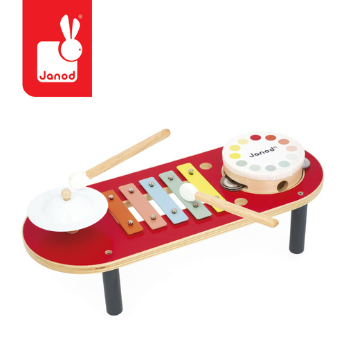 Janod Stolik muzyczny Confetti 18m+