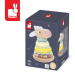 Janod Układanka piramida drewniana wańka-wstańka Owieczka Zigolos 12m+ - obrazek 6