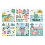 Janod Kolorowanka wodna wielorazowa My arts & crafts Farma 18m+ - obrazek 2