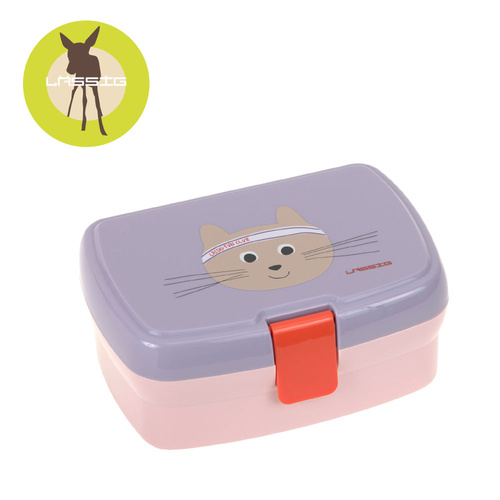 Lassig Lunchbox z wkładką Tiny Team Kotek