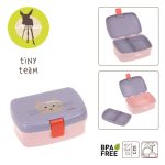 Lassig Lunchbox z wkładką Tiny Team Kotek - obrazek 3