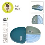 Lassig Zestaw silikonowych naczyń 3 el. Tiny Team Piesek - obrazek 3