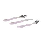 Lassig Zestaw sztućców ze stali nierdzewnej 3 el. Tiny Team Kotek - obrazek 3