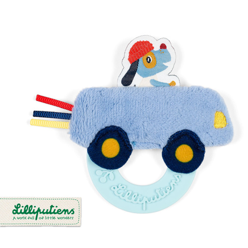 Lilliputiens Gryzak sensoryczny Auto Piesek Jules 3m+