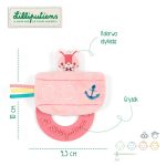 Lilliputiens Gryzak sensoryczny Statek Kotka Jeanne 3m+ - obrazek 2