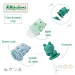 Lilliputiens Sensoryczne zabawki do kąpieli 3 Żabki 9m+ - obrazek 3