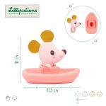 Lilliputiens Zabawka do kąpieli łódeczka z przytulanką Myszka Nina 6m+ - obrazek 4
