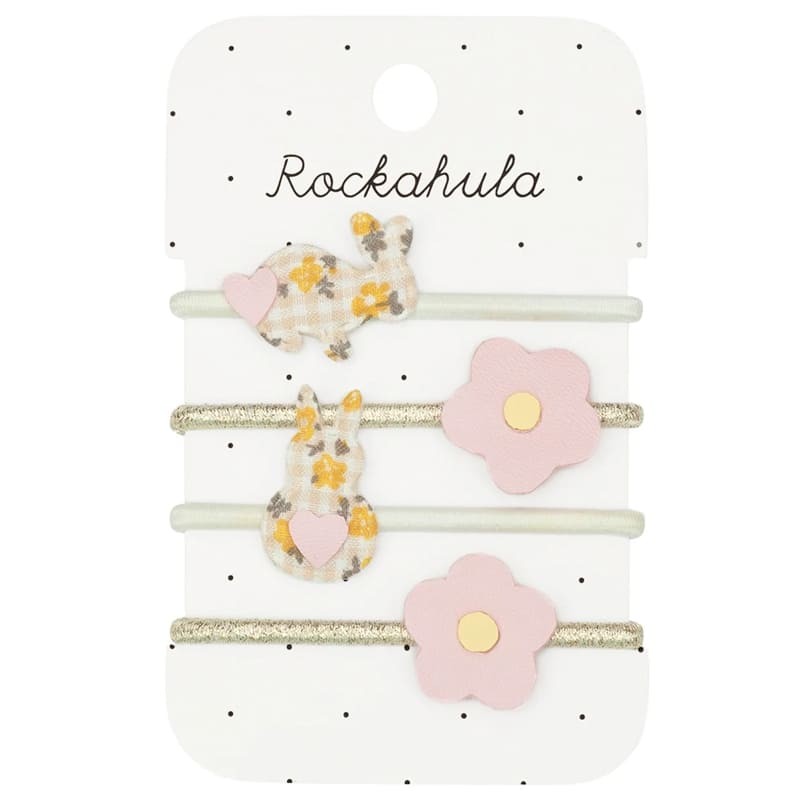 rockahula-kids-gumki-do-wlosow-dla-dziewczynki-4-szt-ditsy-hoppy-bunny Rockahula Kids: 4 gumki do włosów Ditsy Hoppy Bunny - obrazek 1