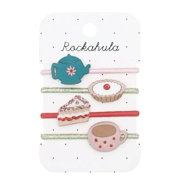 Rockahula Kids: 4 gumki do włosów Time For Tea