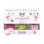 Snails: Zestaw 3 lakierów do paznokci dla dzieci - Flamingo Edycja Specjalna