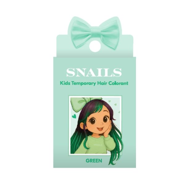 Snails: Zmywalna kreda do włosów - Green