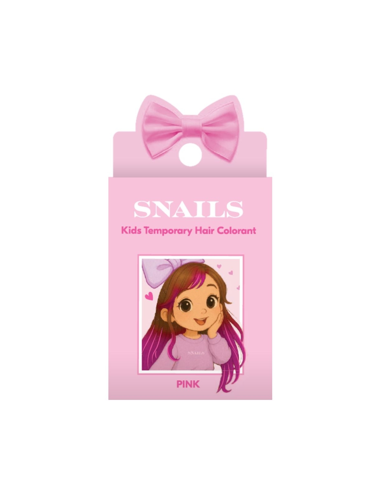 zmywalna-kreda-do-wlosow-snails-pink Snails: Zmywalna kreda do włosów - Pink - obrazek 1