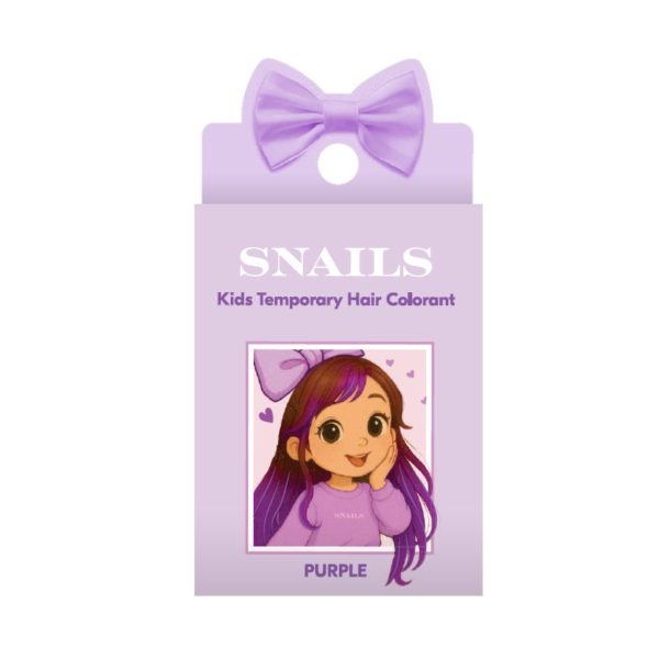 Snails: Zmywalna kreda do włosów - Purple
