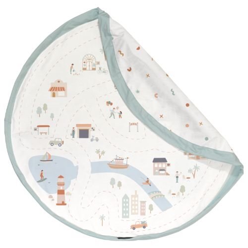 Play&Go NOOMAD Worek na Zabawki i Mata do Zabawy 2w1 Citymap