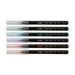 MILAN: flamastry Brush Metalic pędzelkowe 6 kolorów - obrazek 3