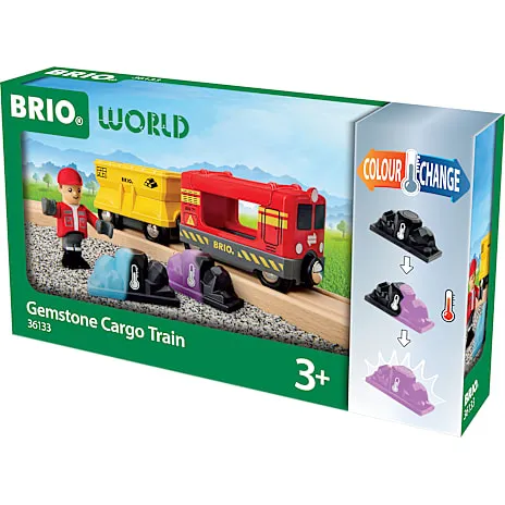 BRIO World - Pociąg z kamieniami zmieniającymi kolor