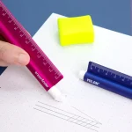 MILAN: linijka metalowa z gumką ACID 15 cm 1 szt. - obrazek 2