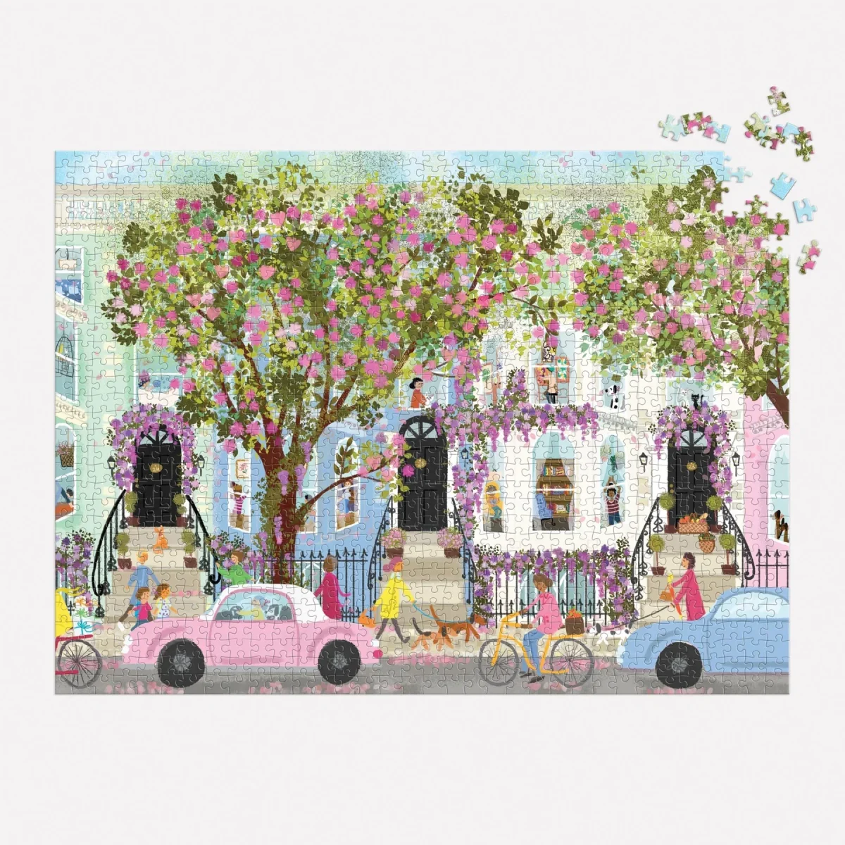 Galison: puzzle Joy Laforme Spring Terrace 1000 elementów - obrazek 2