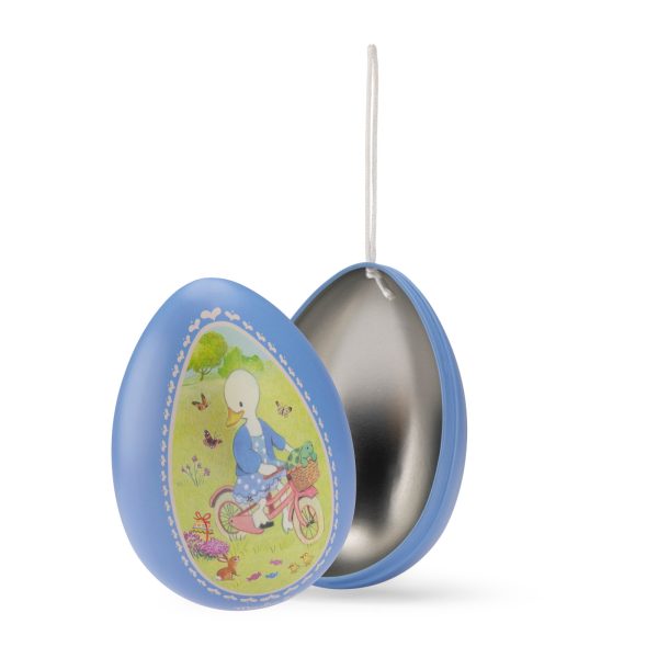 Moulin Roty: Otwierane metalowe jajko 13cm / La Grande Famille