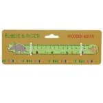 Floss&Rock: Drewniana linijka - Dinozaury 3+