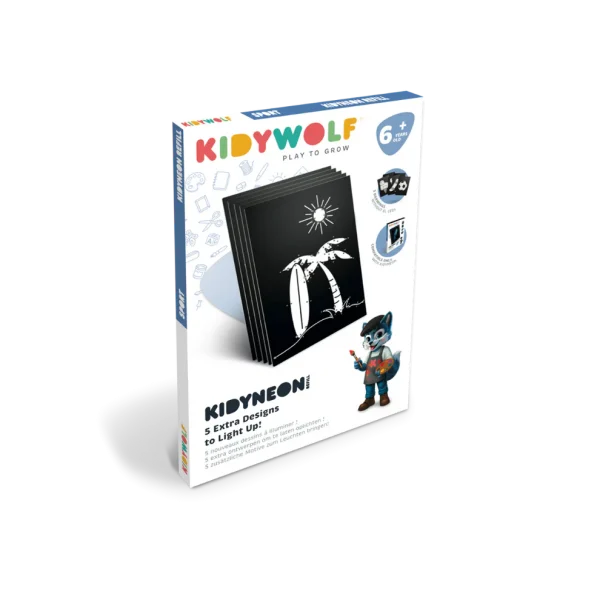 Kidywolf: Kidyneon wkłady do tworzenia świecącej dekoracji ściennej