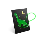 Kidywolf: Kidyneon zestaw do tworzenia świecącej dekoracji ściennej DINOZAURY