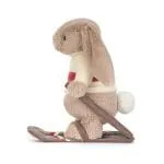 Jellycat: Króliczek Beżowy na Nartach 20 cm - obrazek 5