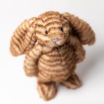 Jellycat: Króliczek LUX Juniper Złoto - Brązowy 31 cm - obrazek 2