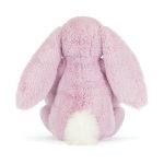 JellyCat: Króliczek LUX Liliowy z Kwiecistymi Uszami 31 cm - obrazek 4