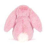 JellyCat: Króliczek LUX Różowy z Kwiecistymi Uszami 31 cm - obrazek 3