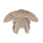 JellyCat: Króliczek puszysty 18 cm / CIEMNY beż / FAWN Flufflet - obrazek 2