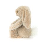 JellyCat: Króliczek puszysty 18 cm / owsiany beż / Oat Flufflet - obrazek 4