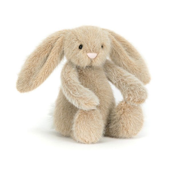 JellyCat: Króliczek puszysty 18 cm / owsiany beż / Oat Flufflet